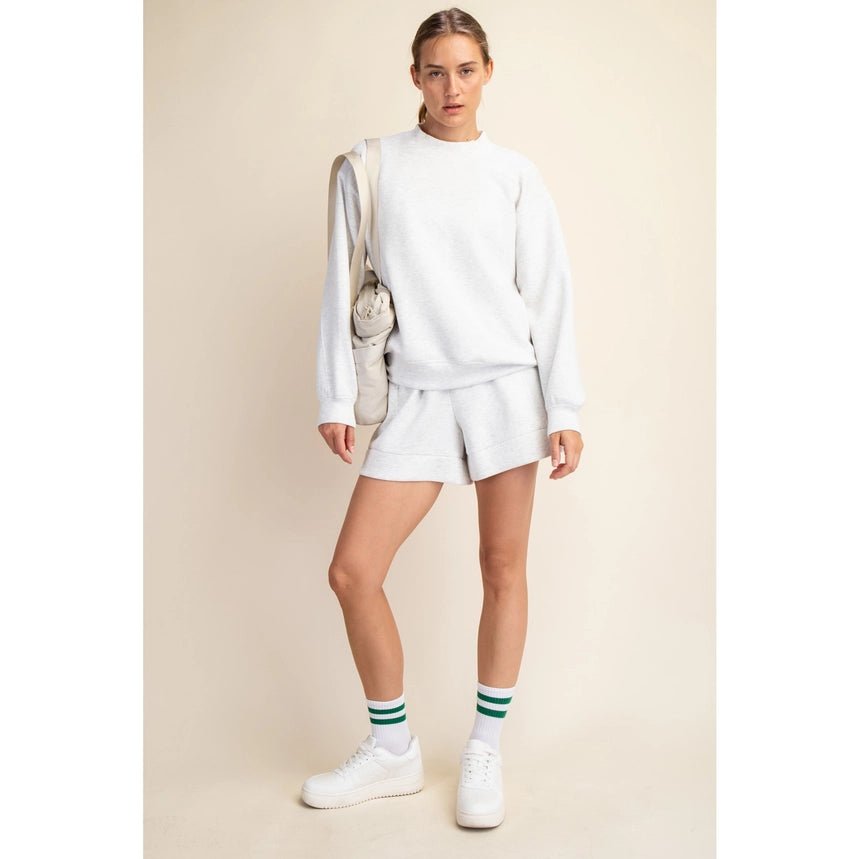 Modal Scuba Mock Neck Pullover