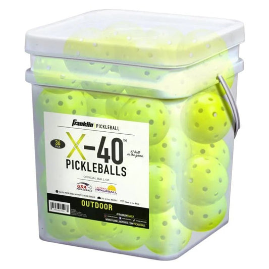 Franklin X-40 36-Count Outdoor Pickleball Pack