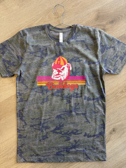 Camo Retro Bulldogs Shirt