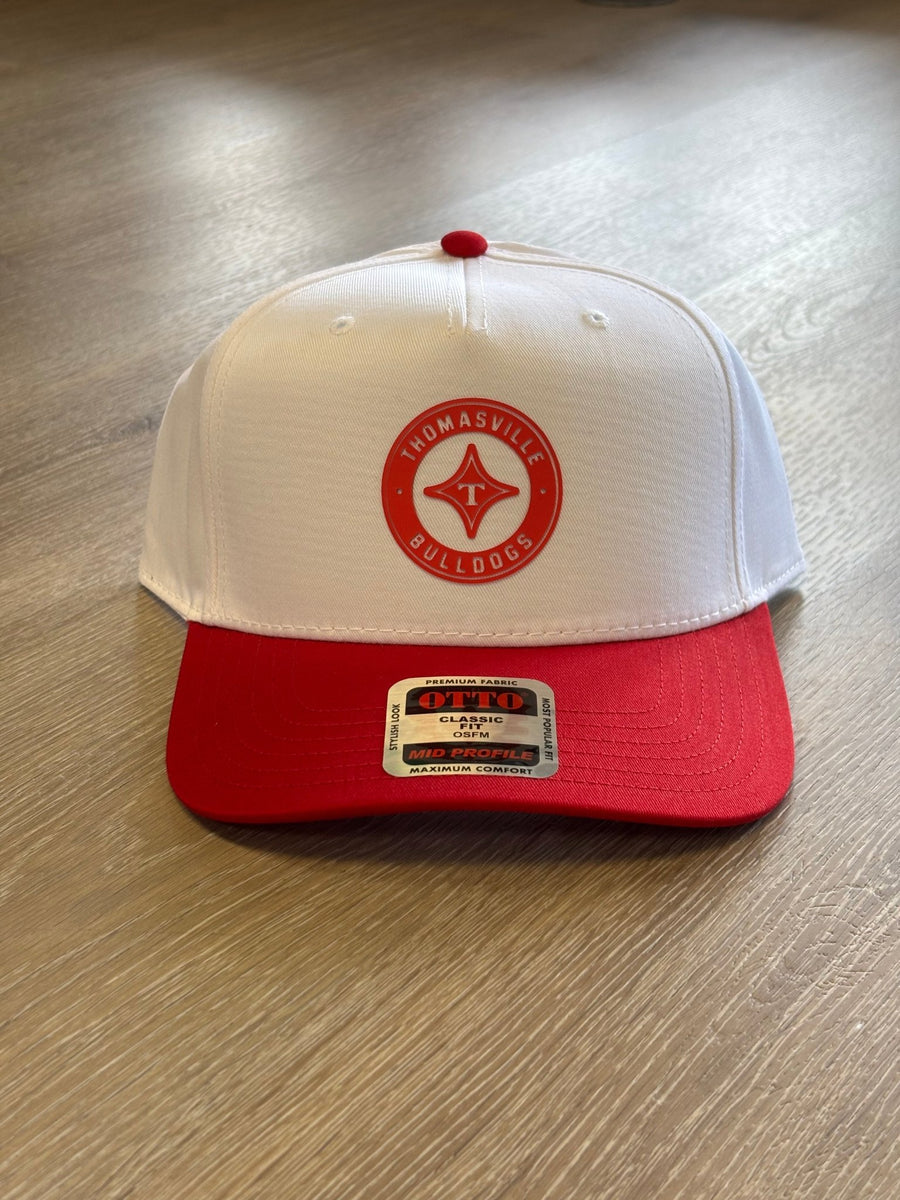 Thomasville Bulldogs Red/White Otto Cap Hat