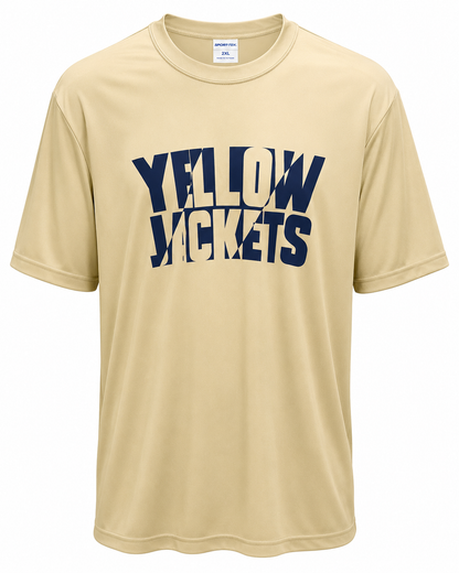 TCC Yellow Jackets Cut Out Shirt