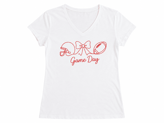 Thomasville Bulldogs Ladies Football Game Day Shirt