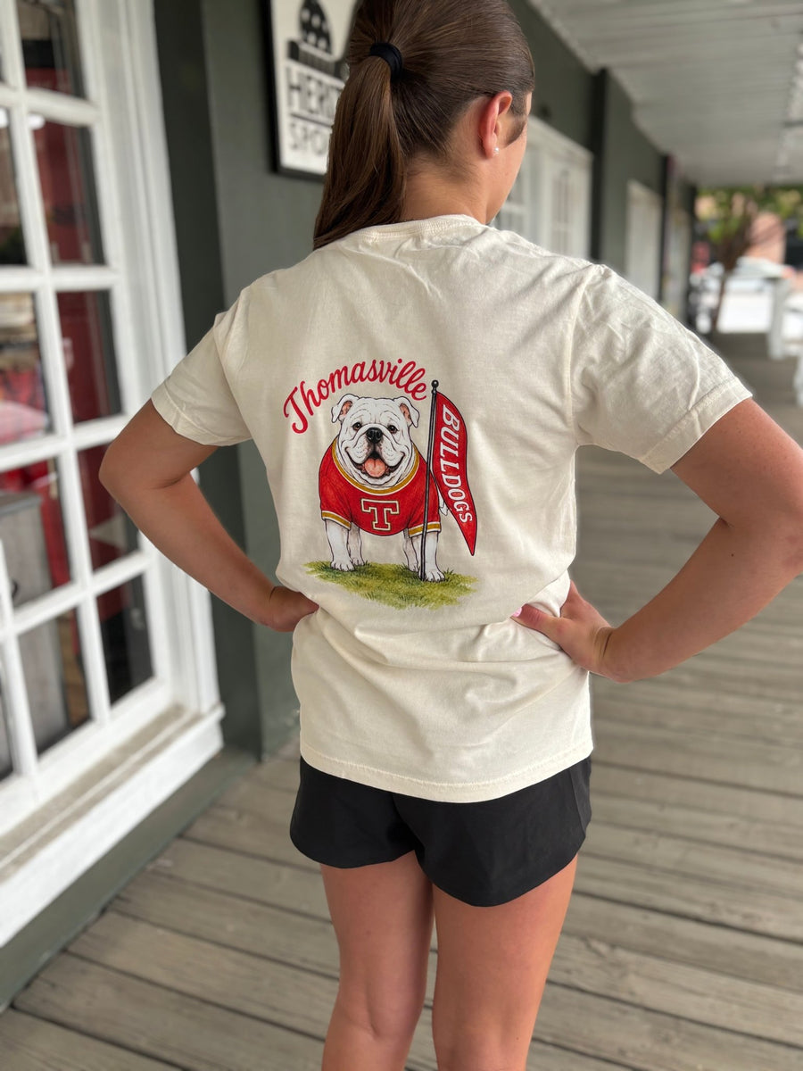 Thomasville Bulldogs Vintage Pocket T-Shirt