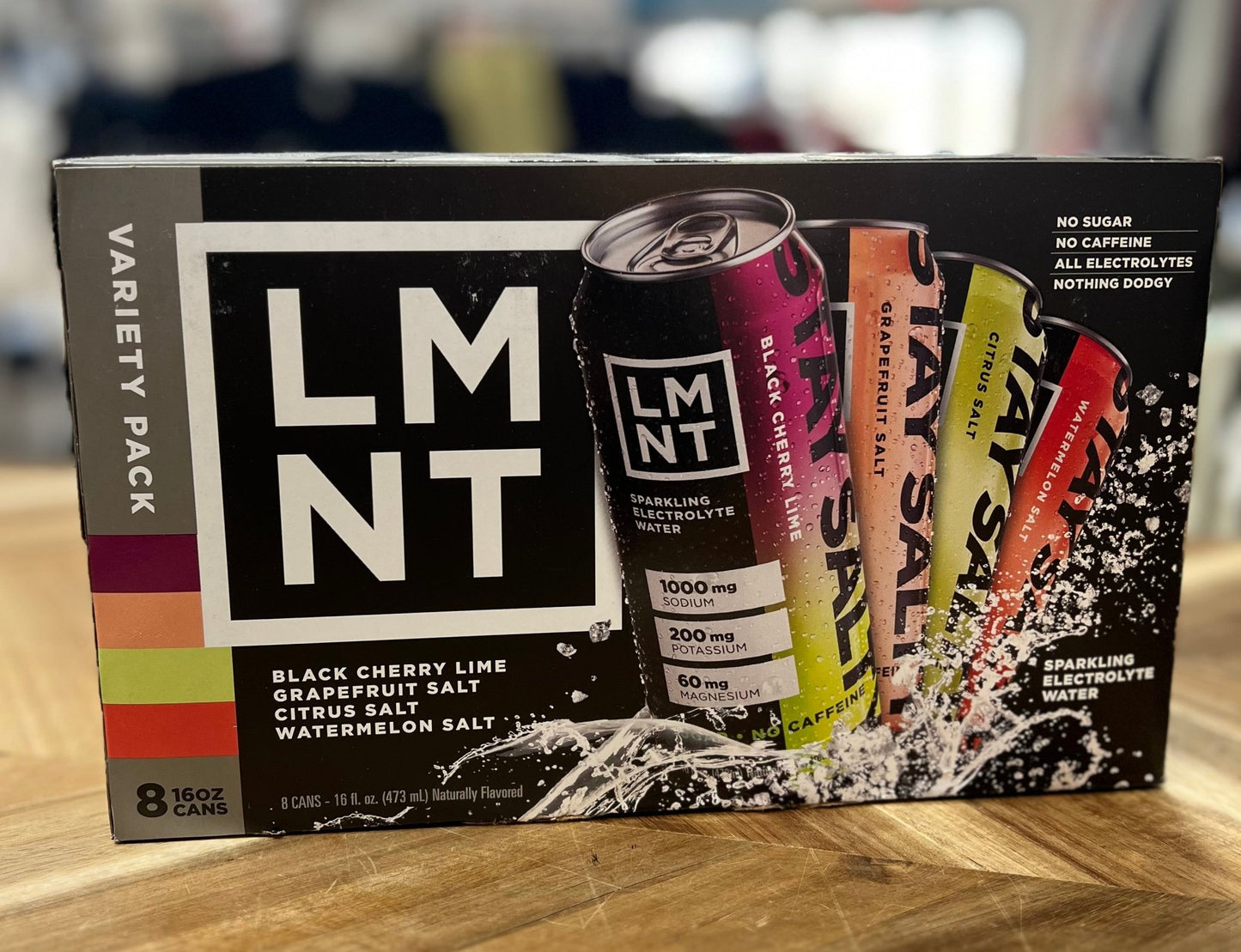 LMNT Sparkling Variety 8 Can Pack