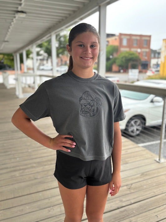 Thomasville Bulldog Ladies Crop Tee