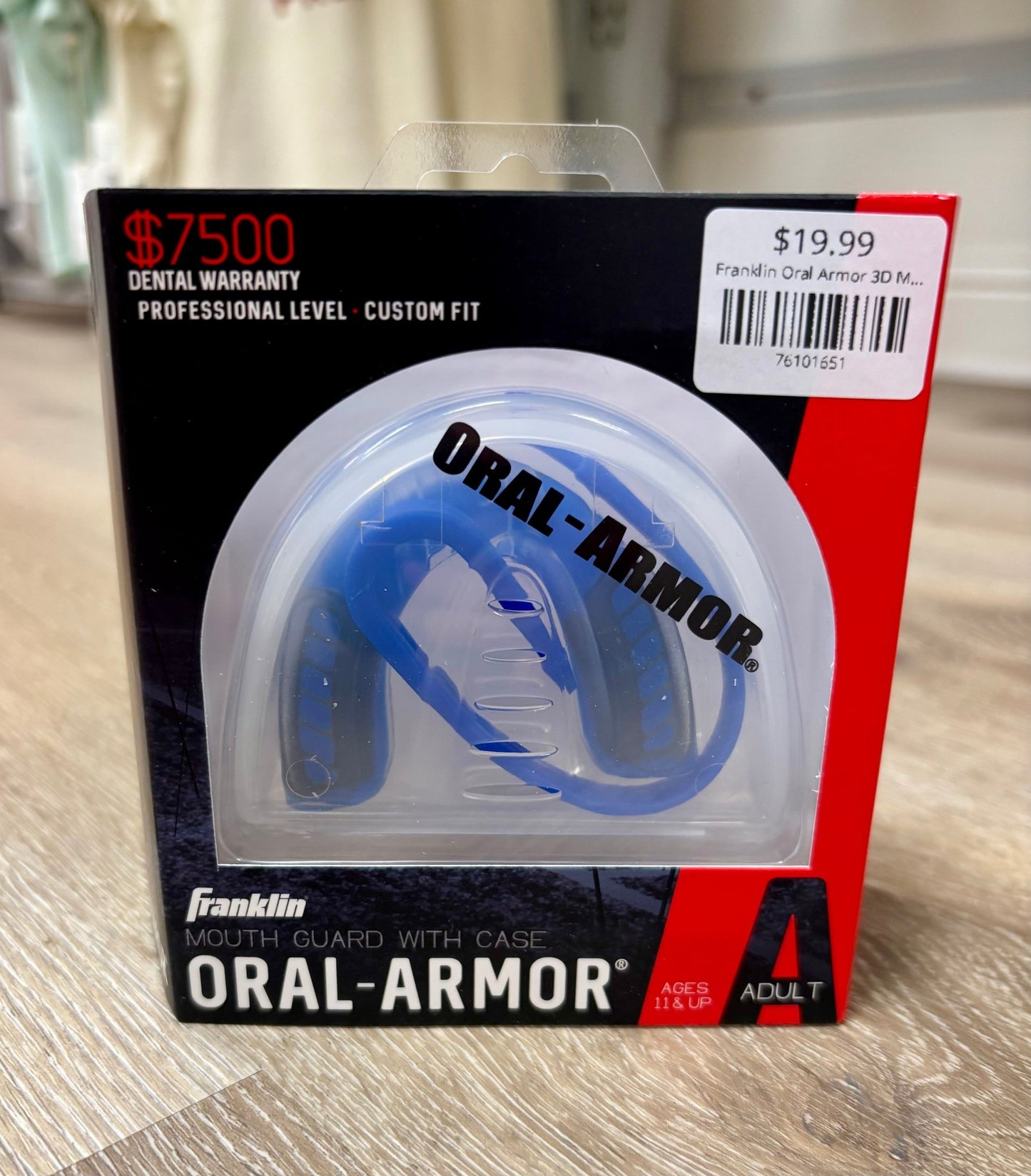 Franklin Oral Armor 3D Mouth Guard with Case