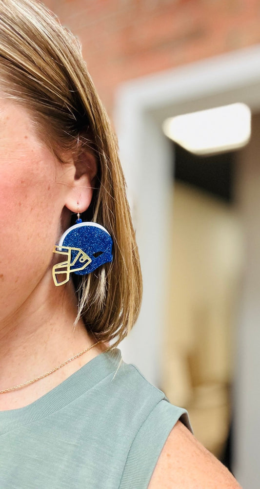 TCC Athletic Booster Club Football Earrings