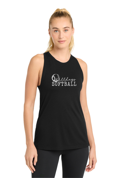 Thomasville Bulldog MS Softball Ladies Black Tank