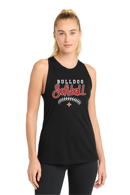 Thomasville Bulldog MS Softball Ladies Black Tank