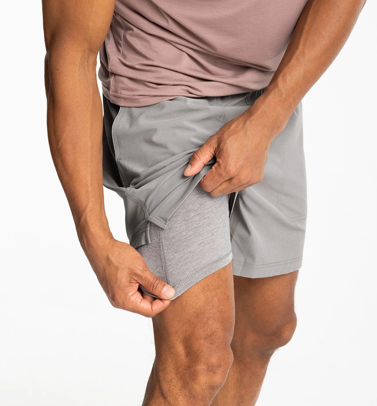 Freefly Men's Lined Active Breeze Short - 5.5"