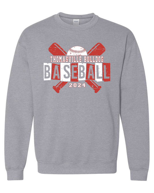 Thomasville Bulldog Baseball Sweatshirt