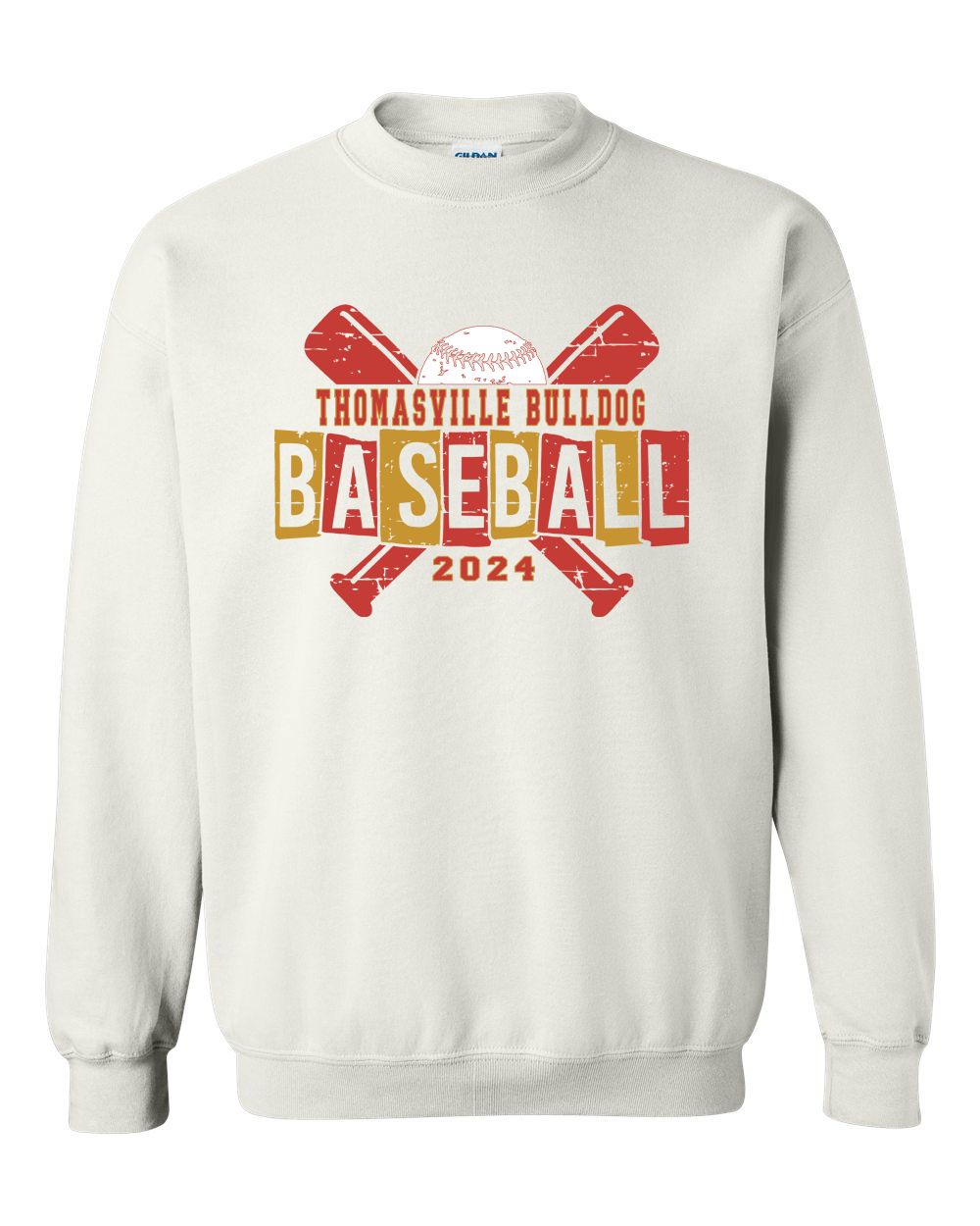 Thomasville Bulldog Baseball Sweatshirt - Heritage Creek Sporting Goods