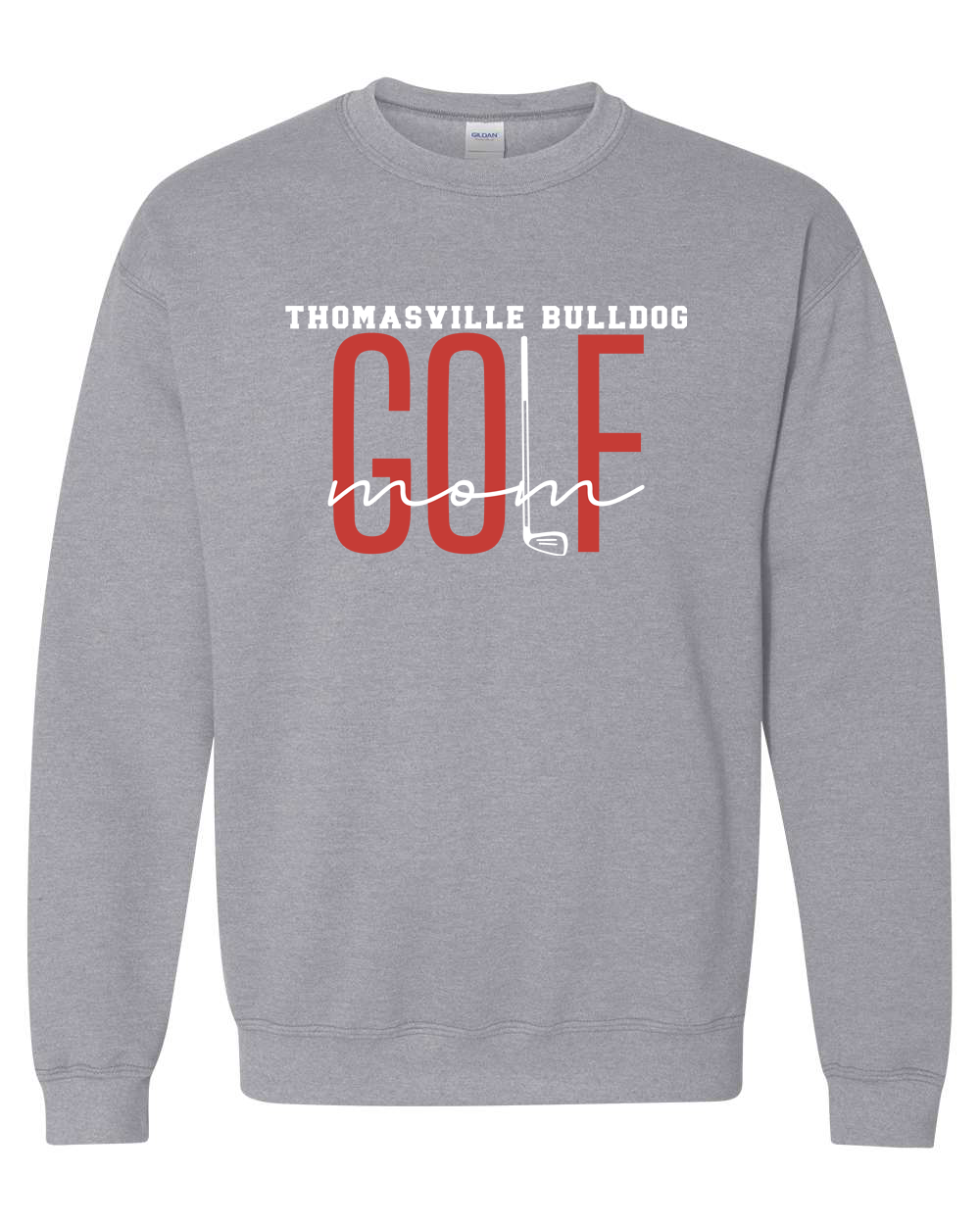 Thomasville Bulldog Golf Mom Sweatshirt