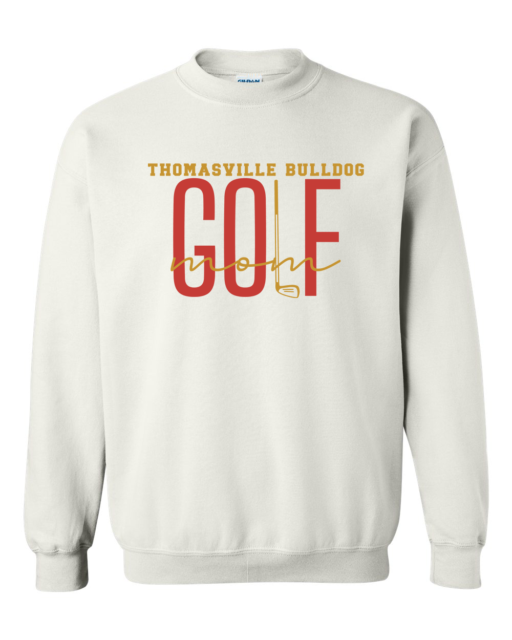 Thomasville Bulldog Golf Mom Sweatshirt