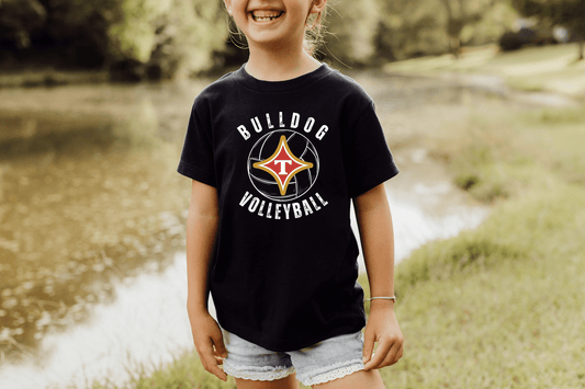 Thomasville Bulldog Youth Volleyball Logo Shirt