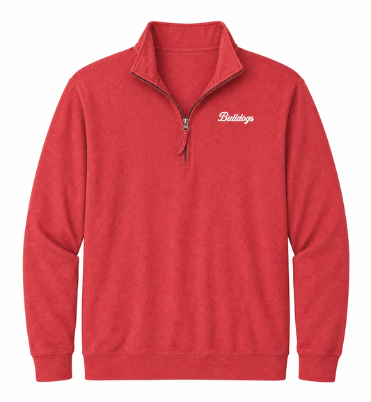 Thomasville Bulldog 1/4 Zip Pullover