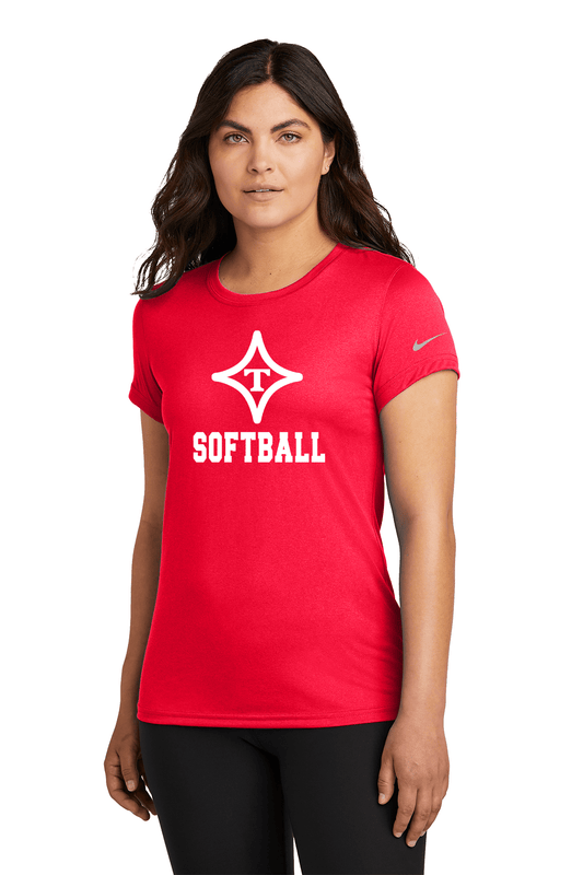 Thomasville High School Softball Ladies Nike Drifit Shirt