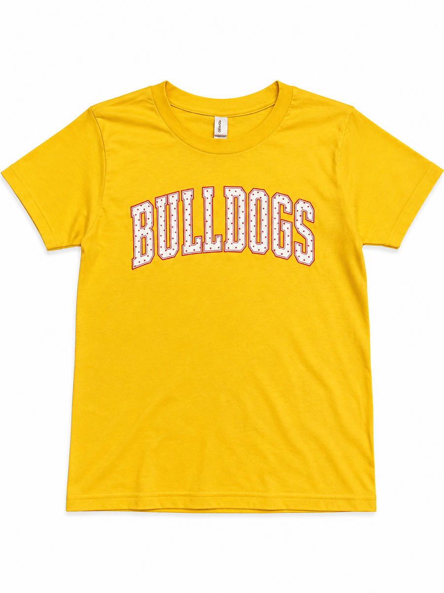 Thomasville Bulldogs Girls Polka Dot Shirt
