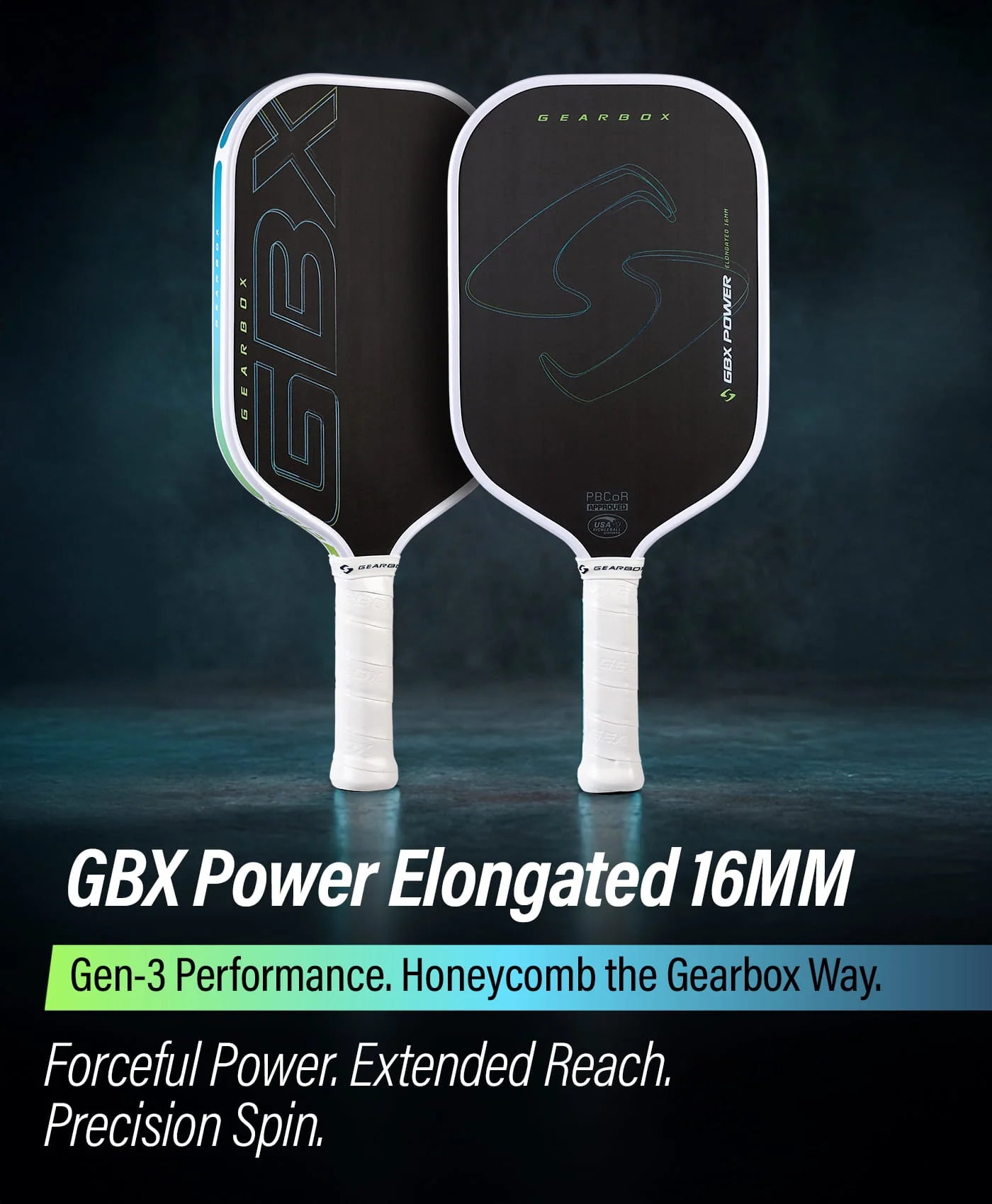 Gearbox GBX Power Pickleball Paddle-Gen 3 Honeycomb