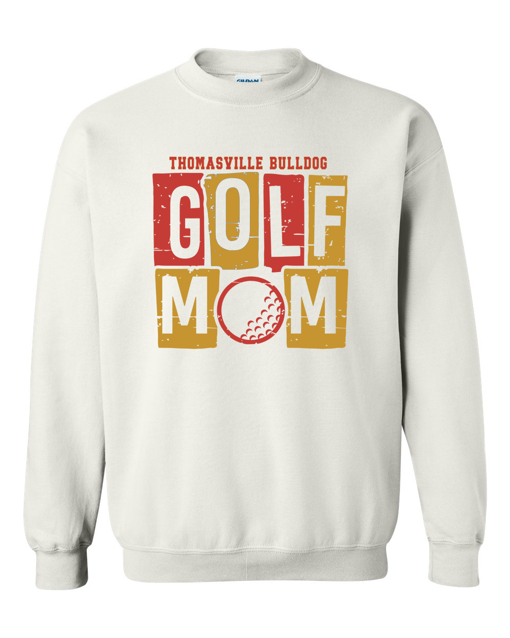 Thomasville Bulldog Golf Mom Sweatshirt