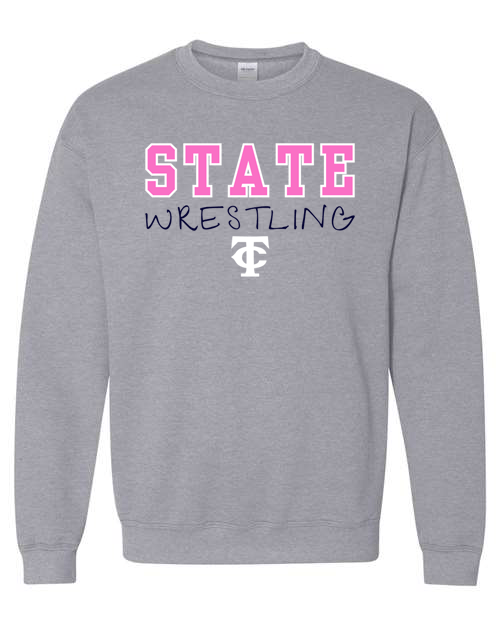 TCC Girls Wrestling State Sweatshirt - Heritage Creek Sporting Goods