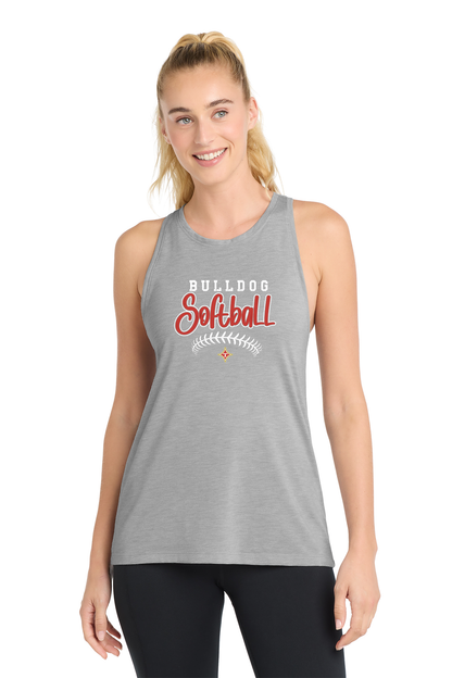 Thomasville Bulldog MS Softball Ladies Grey Tank