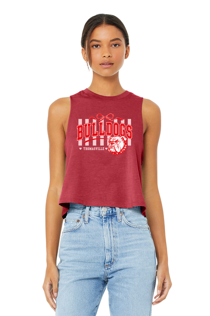 Thomasville Bulldog MS Softball Ladies Red Tank
