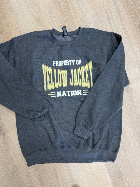 Property Of Yellow Jacket Nation Sweatshirt