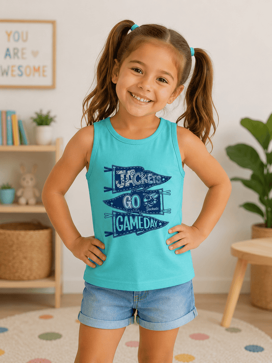 Toddler Girls Game Day Tank Top