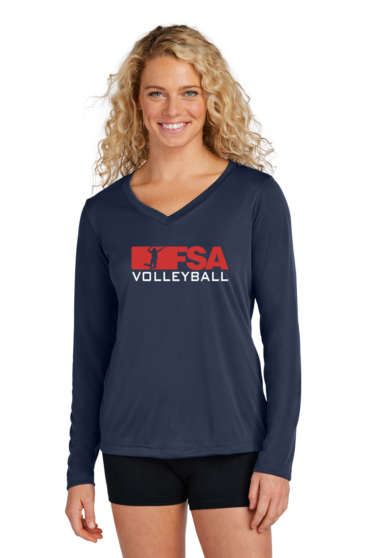 FSA Volleyball Ladies Long Sleeve Drifit Shirt