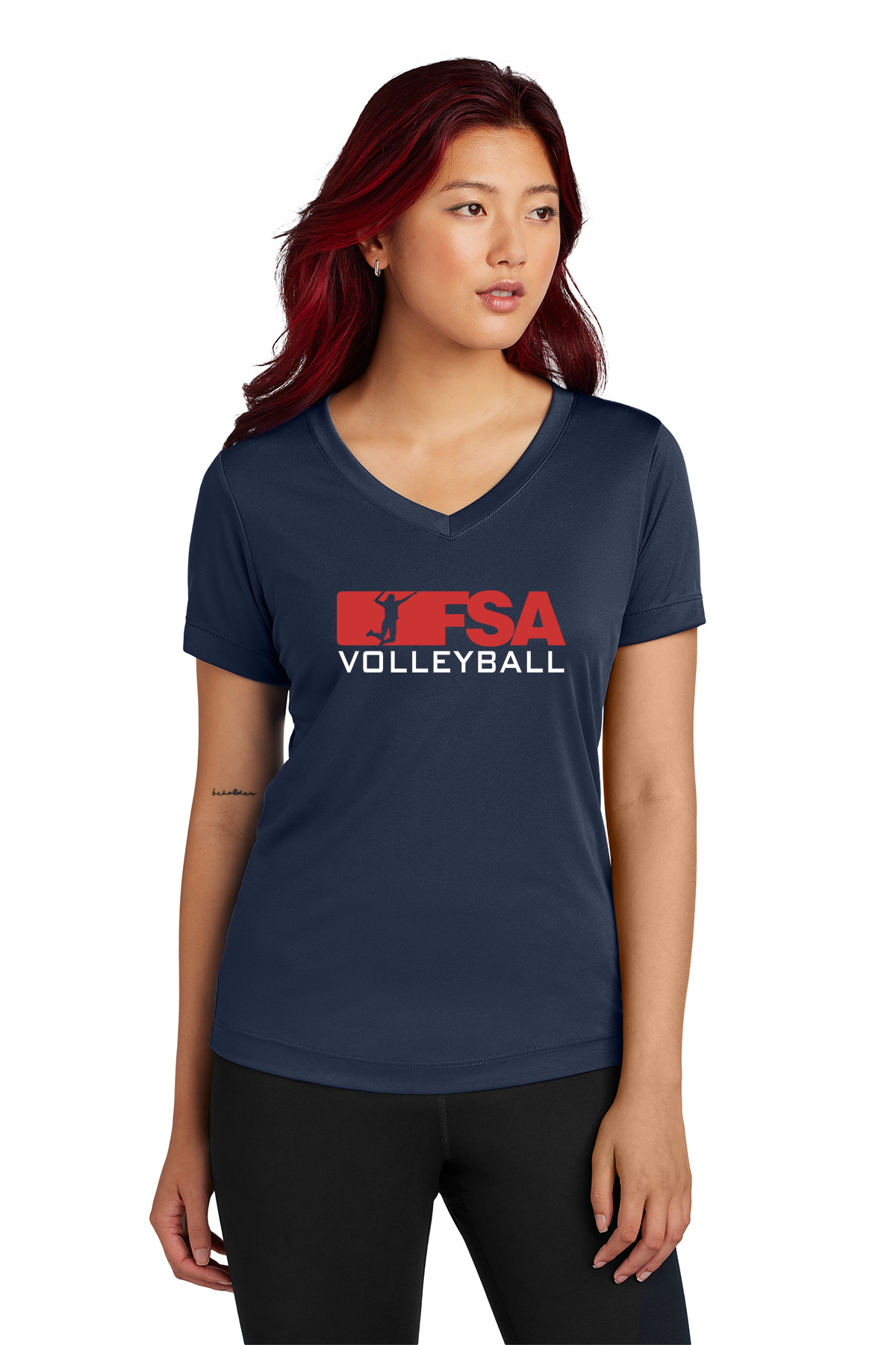 FSA Volleyball Ladies Short Sleeve Drifit Shirt