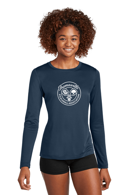 Thomasville GA Pickleball Association Ladies Long Sleeve Drifit Shirt