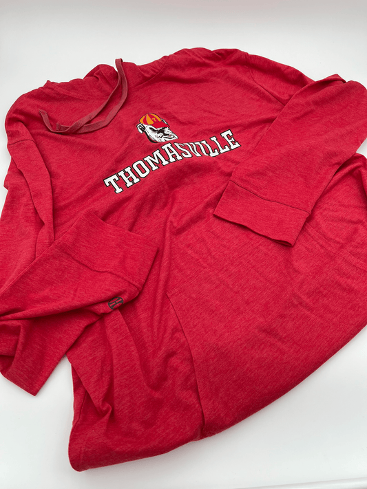 Thomasville Bulldog Men's Red Hoodie