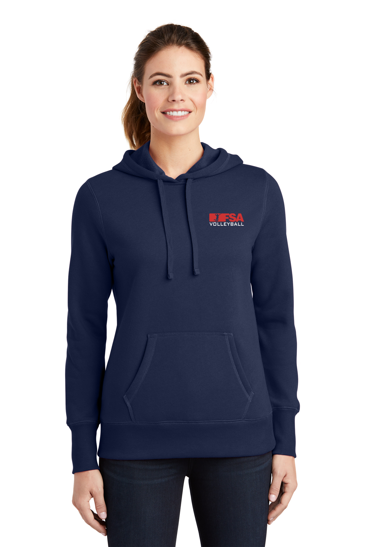 FSA Volleyball Ladies Sport Tek Hoodie