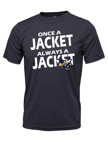 TCC Athletic Booster Club Once a Jacket Always a Jacket Shirt