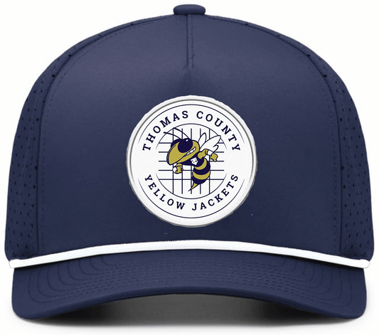 Thomas County Central Navy Perforated Mesh Rope Hat