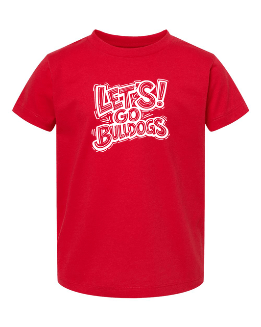 Thomasville Bulldog Toddler Red T-Shirt