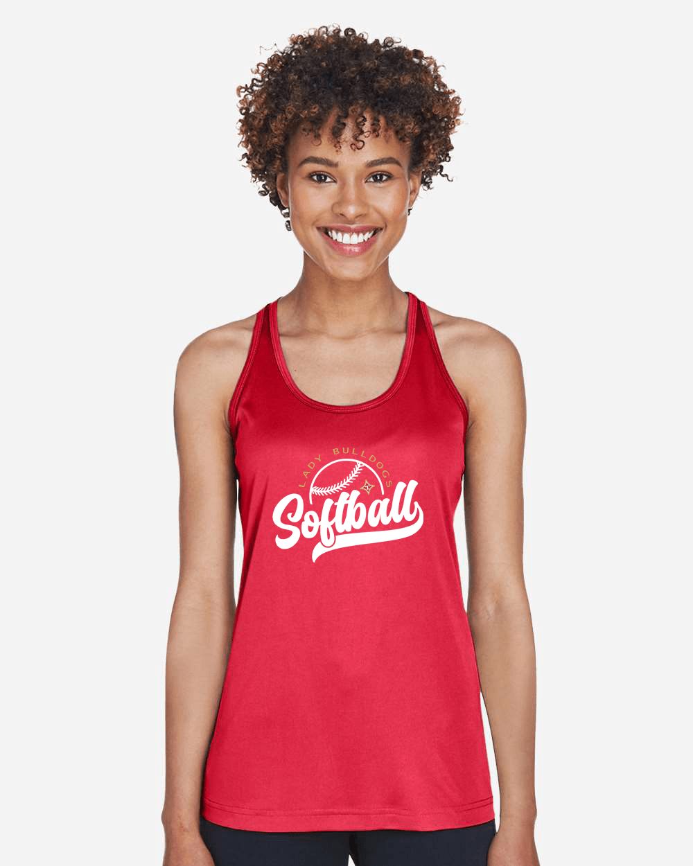 Thomasville Bulldog Softball Ladies Dri-Fit Tank Top