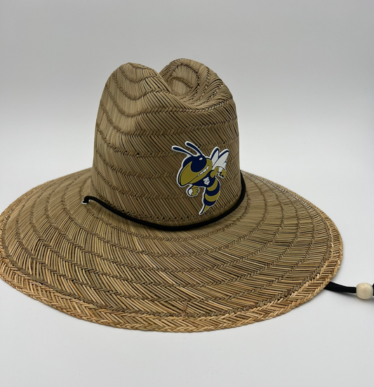 Thomas County Central Rubber Patch Straw Hat