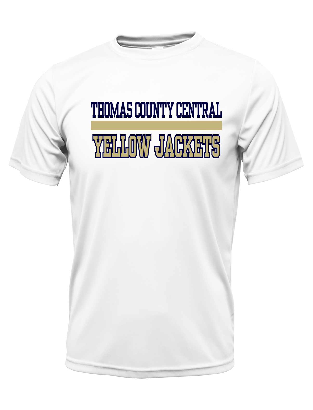 Thomas County Central Yellow Jackets Short Sleeve Dri-Fit Shirt