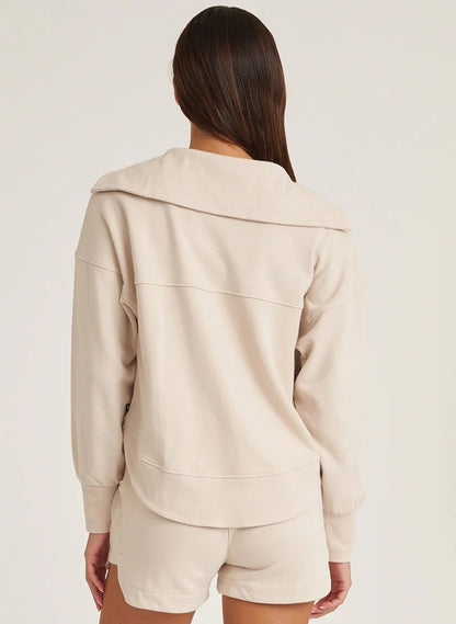Thrive Societe Cloud Oversized Collar Pullover