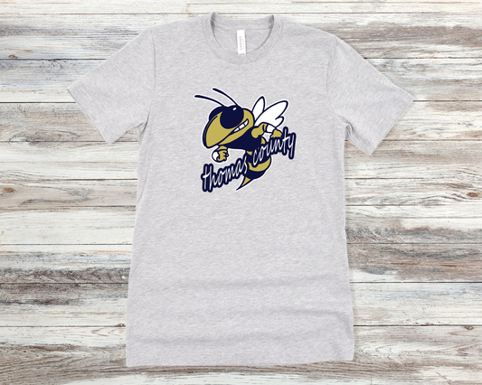 Thomas County Central Ladies Yellow Jacket Shirt