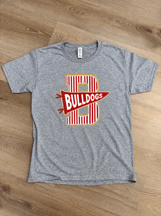 Thomasville Bulldogs Girls B Striped Shirt