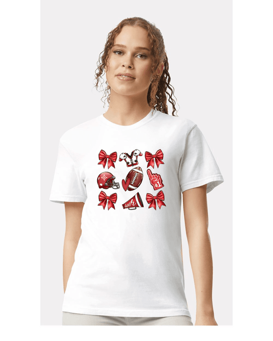 Thomasville Bulldogs Coquette Football Shirt