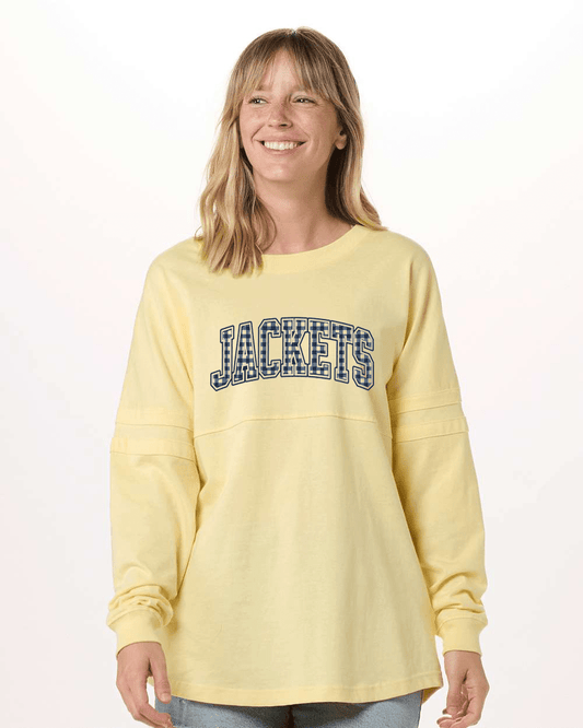 Thomas County Jackets Checkered Ladies Long Sleeve Shirt