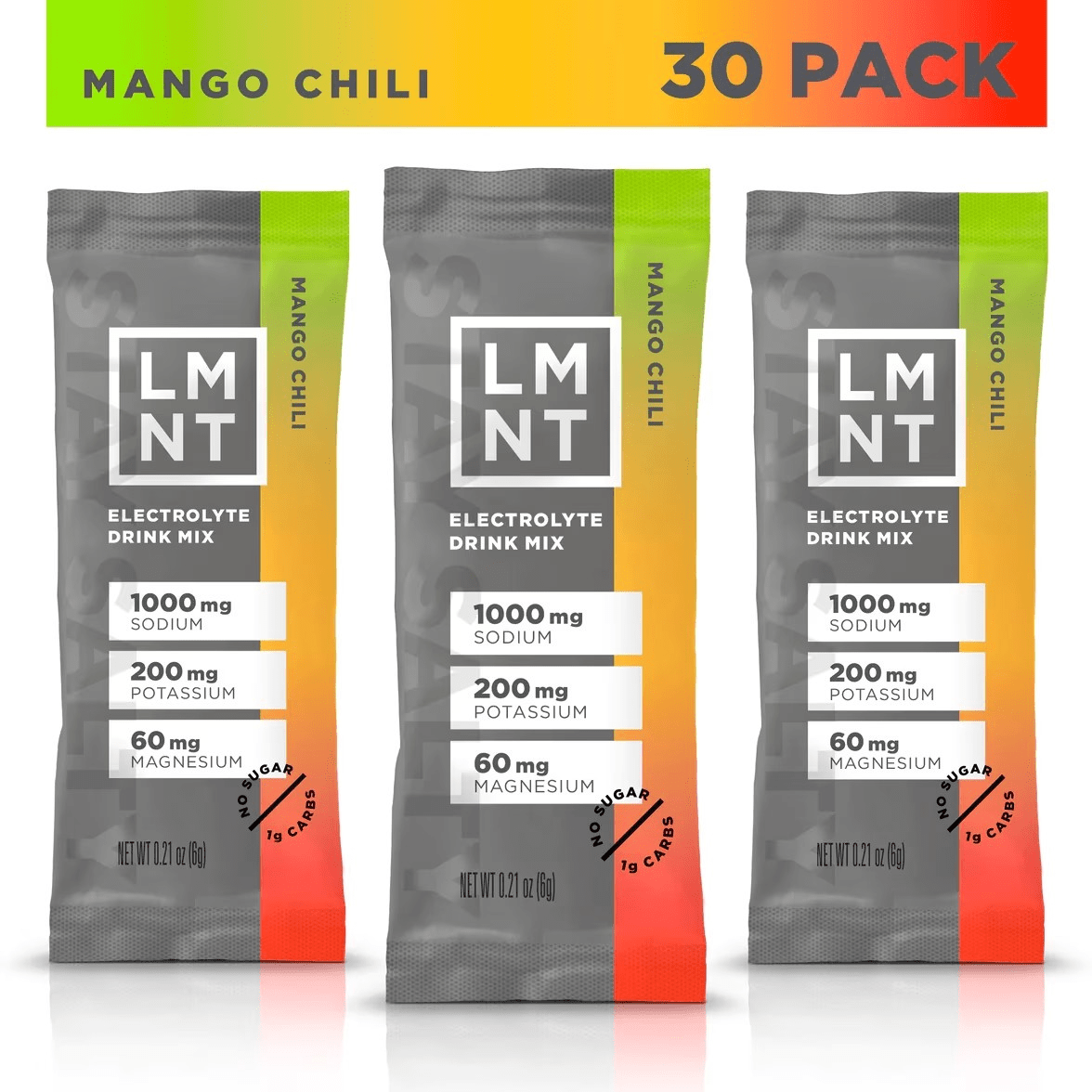 LMNT-Zero Sugar Electrolytes 30 Stick Pack