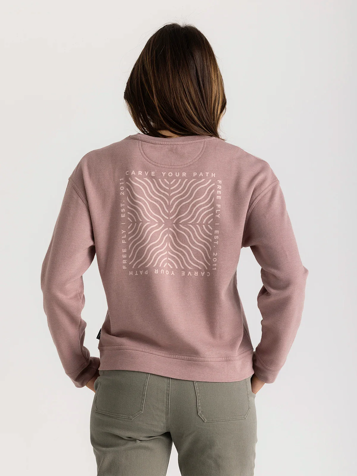 Freefly Women's Carve Your Own Path Fleece Crew